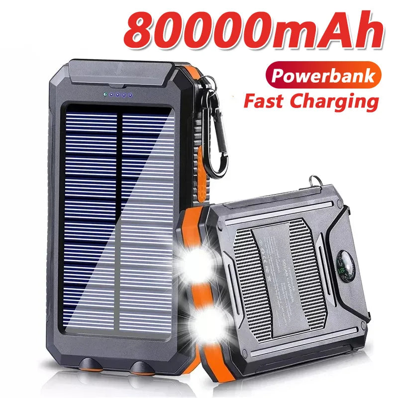 Solar Titan Ultracharche- 200000mAh 4-in -1 Solar Power Bank