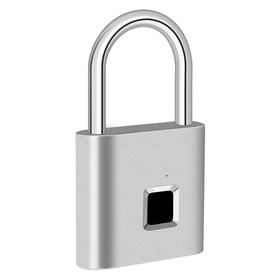 Smart Fingerprint Padlock -Waterproof Biometric lock with Rechargeable Battery for Door, Gym,Locker & TRavel Sercurity