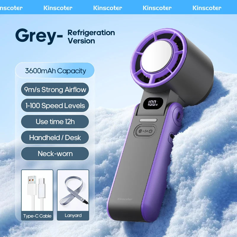 💨 BreezeJet Turbo Mini Fan – Powerful Cooling in Your Pocket