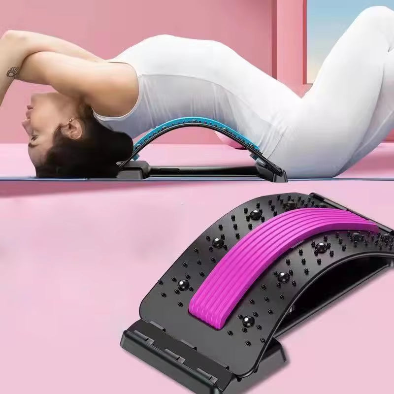 FlexyRelief Back Stretcher - Multi-Level Spine Support & Pain Relief Board for Lower & upper Back, Ideal for Herniated Discs