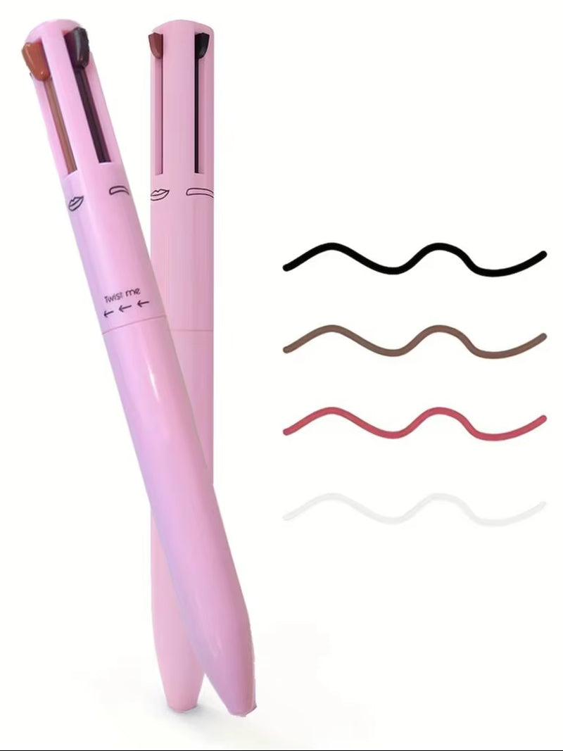 GlamClick™ 4-in-1 Beauty Pen – Liner, Brow & Highlight Magic
