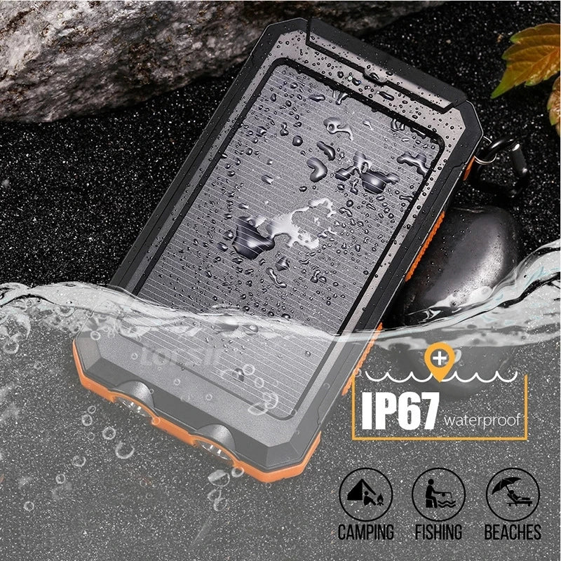 Solar Titan Ultracharche- 200000mAh 4-in -1 Solar Power Bank