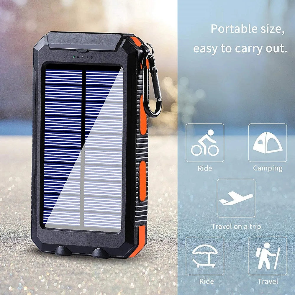 Solar Titan Ultracharche- 200000mAh 4-in -1 Solar Power Bank