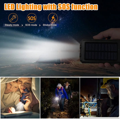 Solar Titan Ultracharche- 200000mAh 4-in -1 Solar Power Bank
