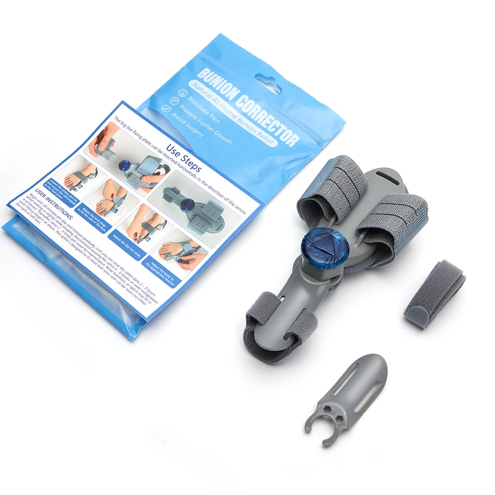 Bunion Splint Big Toe Straightener Hallux Valgus Correction Orthotics Foot Bone Thumb Adjuster Correction Pedicure Brace