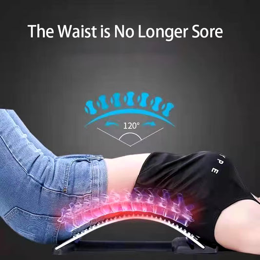 FlexyRelief  Back Stretcher - Multi-Level Spine Support & Pain Relief Board for Lower & upper Back, Ideal for Herniated Discs